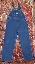 LIBERTY BIB OVERALLS BLUE DENIM CARPENTER FARM WORKWEAR SZ 40X32