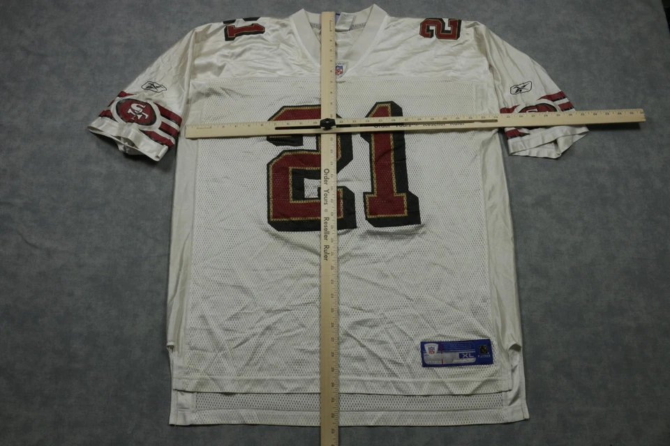 Camiseta de fútbol americano de los San Francisco 49ers para hombre XL blanca local NFL Frank Gore Reebok Foto 3 de 4