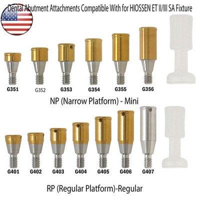 Dental Locator Abutment Attachment for Osstem Hiossen Mini Regular GH1/2/3/4/5/6