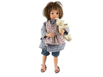 Dianna Effner Porzellan Puppe 30 cm. Top Zustand.   