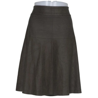 Suzanne Nilsson, Rock, Größe: L, Unique Suede Leather Skirt, Grün #gdt