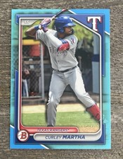 2024 Bowman Draft Curley Martha Sky Blue /499 #BD-165