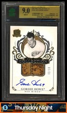 2022 THE CUP #NHL-GH GORDIE HOWE NHL COLLECTION PATCH RELIC AUTO /10 MNT 9.0