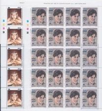 1996 EUROPE CEPT Bosnia and Herzegovina, 2 Mini Sheets of 20 Values, MNH**