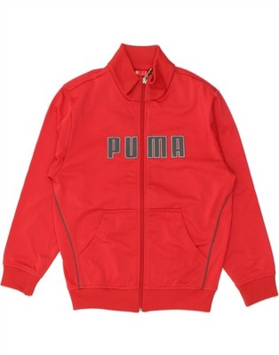 Puma Jungen Grafik Trainingsanzug Oberteil Jacke 7-8 Jahre Small rot Polyester BE01