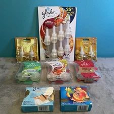 NOS New Glade Plugins Refills Air Freshener Scented Oil Lot of 21 Bottles