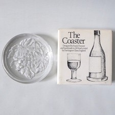 Dartington FT332 The Coaster, Kristallglas Frank Thrower Box, Weinflasche Traube