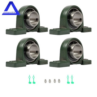 UCP210-32 Pillow Block Bearing - Pack of 4 Mounted Pillow Block Bearings 2'' Bore