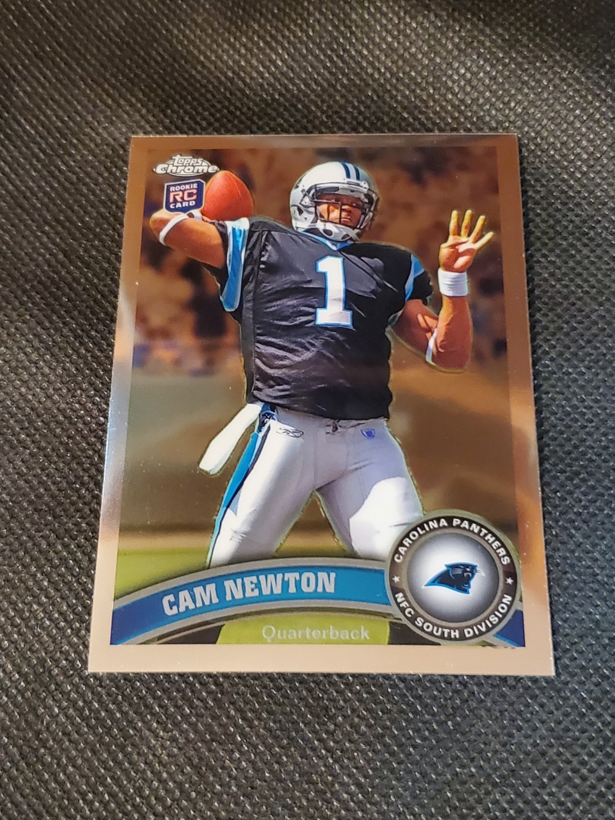 2011 Topps Chrome • ROOKIE CARD #1 • CAM NEWTON
