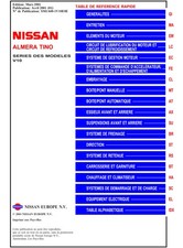 Revue technique Nissan ALMERA TINO