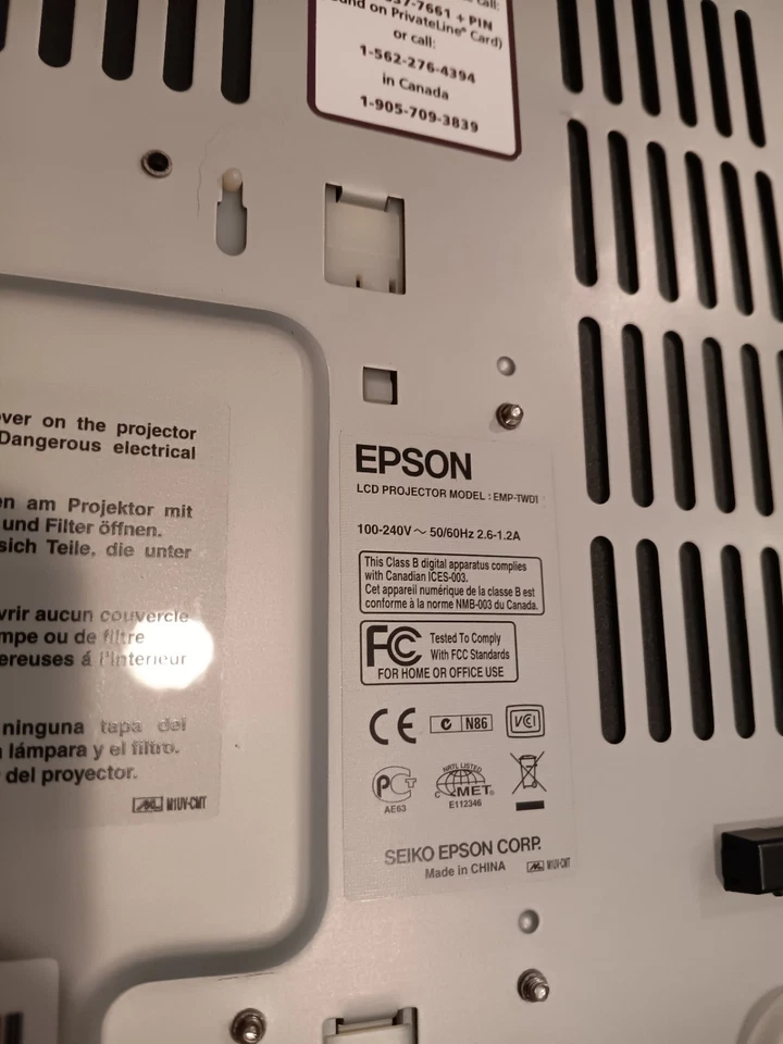 Epson Movie Mate 25 Projector EMP-TWD1 - WORKS GREAT - Image 2 of 4