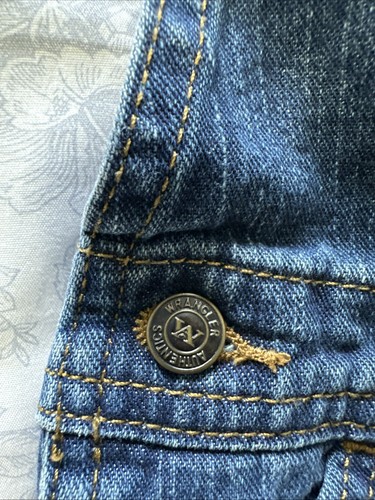Wrangler 4T Kids Overalls Denim Jeans Toddler Boys Girls - Picture 3 of 8