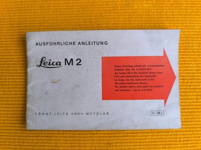 Leitz Leica M2 Gebrauchsanleitung 
