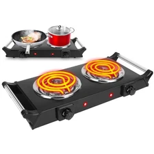 Hot Plate, 2000W Portable Electric Stove for Cooking with Stay Cool Handles &...