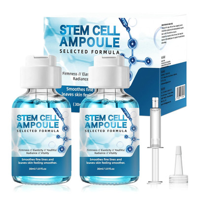 Stem Cell Serum for Face   2 Pcs Microneedling Serum Ampoule Booster to Use with