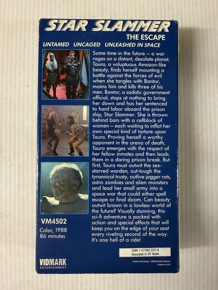 Star Slammer VHS Action Futuristic Women's Prison - Image 2 of 4
