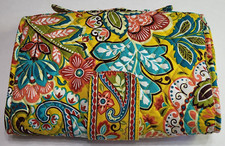 Vera Bradley Yellow Provencal Terry Cloth Cotton Baby Diaper Changing Rollup Pad