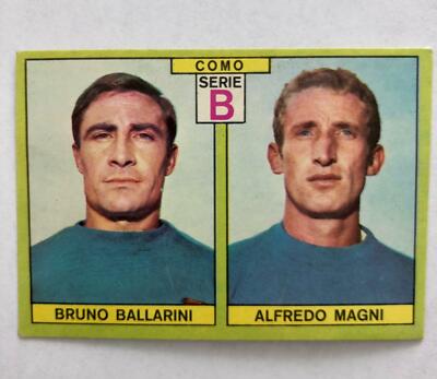 Bruno Ballarini And Alfredo Magni Figurine Calciatori panini 1968 1969 Excellent