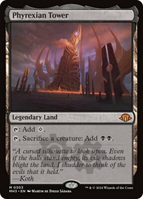 [1x] Phyrexian Tower Near Mint, English Modern Horizons 3 MTG Magic
