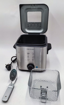 Elektrische Fritteuse Edelstahl Cecotec CleanFry Advance 1500 Inox 900W 1,5L