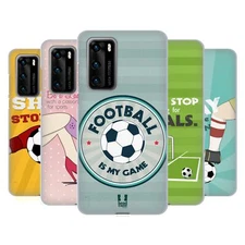 HEAD CASE DESIGNS FOOTBALL STATEMENTS SOFT GEL CASE FOR HUAWEI PHONES 4