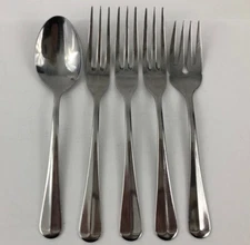 Towle Supreme Stockbridge 5 pc 3 Dinner Forks 1 Salad Forks 1 Soup Spoon Korea