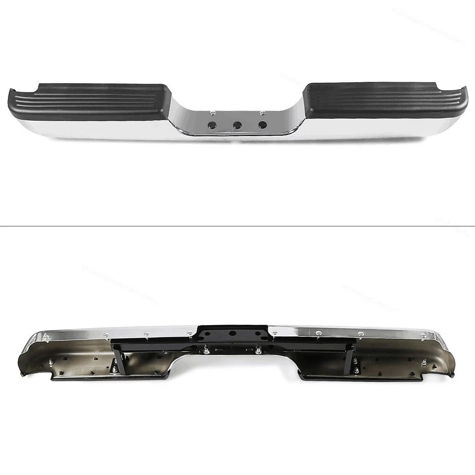 For 1994-2001 Dodge Ram 1500 2500 3500 NEW Rear Step Bumper Chrome Assembly Foto 3 de 4