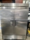 True T-49 54" Two Stainless Steel Door Reach In Refrigerator Cooler