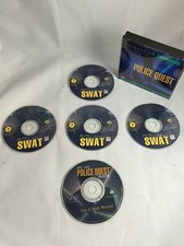 NEW Vintage Police Quest SWAT WINDOWS DOS PC Game Daryl Gates Sierra Collection