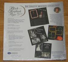 New Creative Memories 12" X 12" Black Scrapbook Page Refills 15 Sheets