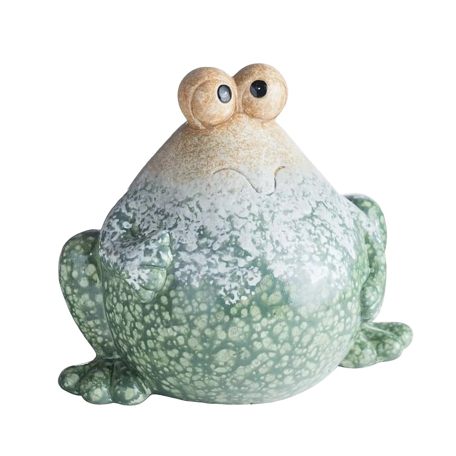 Esculturas de rana al aire libre