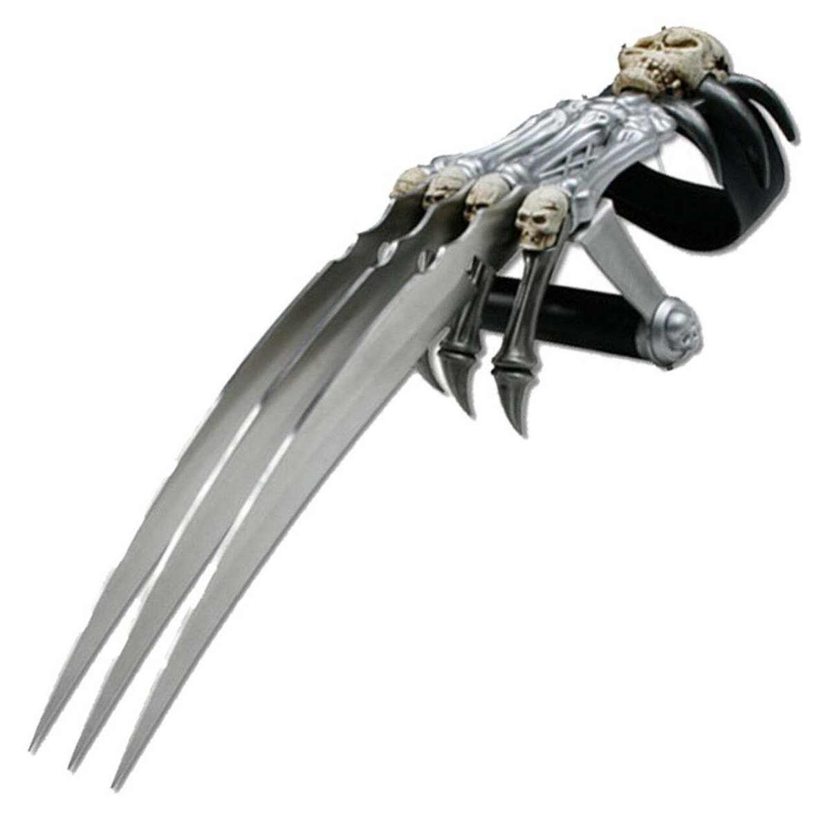 Death Skull Head Triple Claw Dagger - with Three Razor-sharp Metal