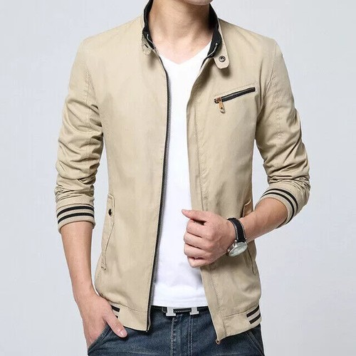 Veste Beige Ceinturée Safari Homme