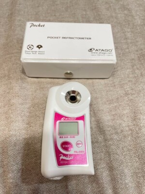 Atago Pocket Saccharimeter Refractometer PAL-anti-rust 0-25% from JAPAN