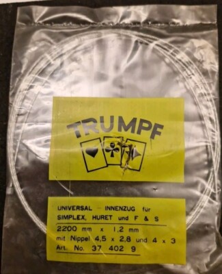 Trumpf Innenzug Schaltzug Simplex Huret F&S  2200x1,2mm 4,5x2,8 & 4x3 Art.374029