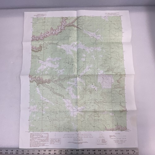 Cedar Mesa North Quadrangle Utah 1989 Map US Geological Survey OldPaperMaps - Picture 4 of 16