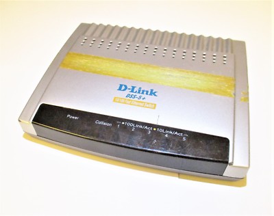 D-LINK DSS -5+ 10/100 Fast Ethernet Switch 5 Port H/W Ver. H3