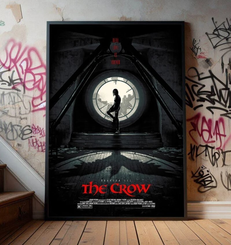 The Crow Movie Poster, Premium Poster, Film Fans Collectibles