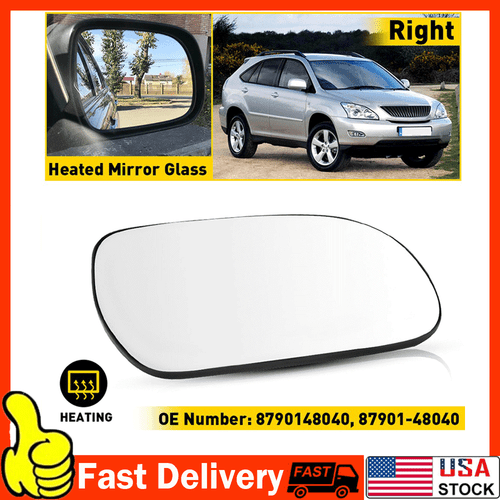 For Lexus RX 300 330 350 400H 2004-2009 Right Passenger Side Mirror Heated Glass - Bild 18 von 18