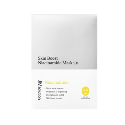 JM SOLUTION Skin Boost Niacinamide Mask 1.0 - 1Pack (30ml x 10ea)