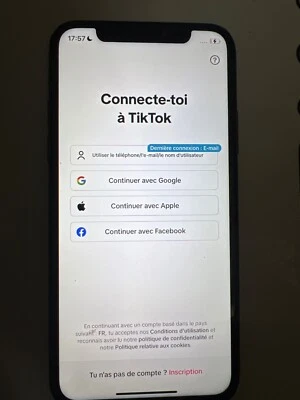 Tik Tok, iPhone fr color black