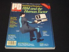 1984 OCTOBER 2 PC MAGAZINE - IBM THE HUMAN FACTOR FRONT COVER - H 8419