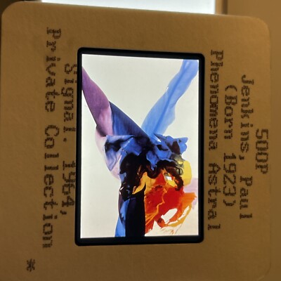 Paul Jenkins ''Phenomena Astral'' 35mm Art Slide Abstract Expressionism