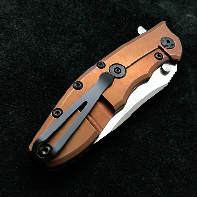 Zero Tolerance 0562Ti Flipper Rick Hinderer Folder ZT0562 w/ Dirty