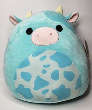 16 TULUCK the Blue Cow Easter 2023 Turquoise Ultra Rare NWT Squishmallow