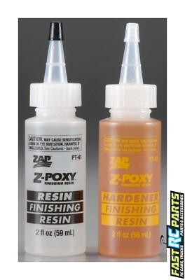 Pacer Technology Zap ~ general hobby RC Boats Z-Poxy Finishing