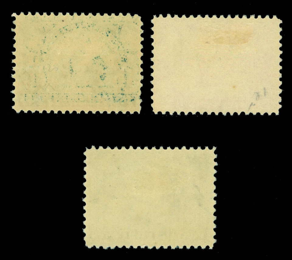 U.S. 1907 JAMESTOWN EXPOSITION set - Pocahontas Sc 328-330 (Yv 164-166) mint MLH - Image 2 of 2