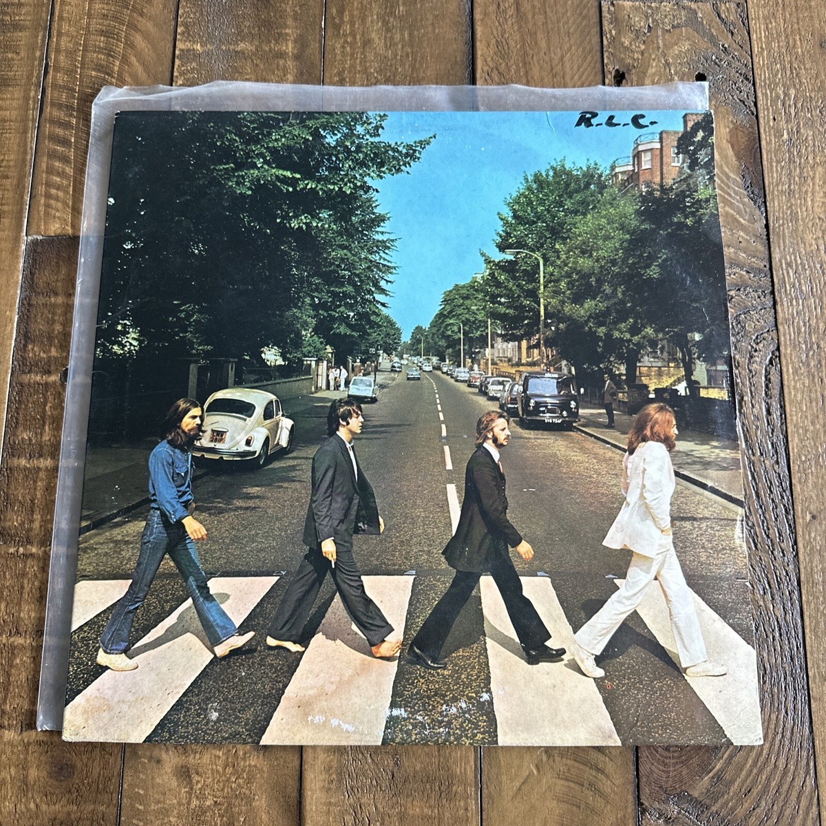 希少UK 輸出盤/The Beatles Abbey Road THE BEATLES ‎ Abbey Road 1983 US 1st Capitol rainbow label LP