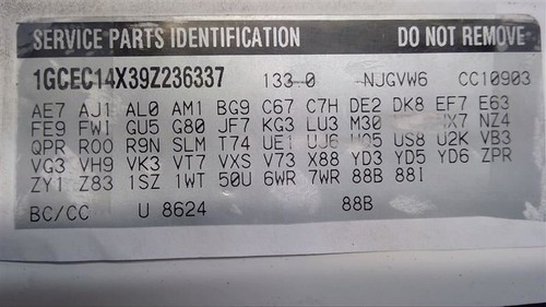 Chevrolet SILVERADO 1500 2009 Fuel Filler Door 1194475 - Picture 6 of 12