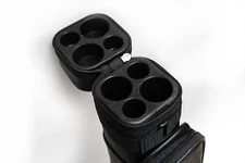 2x2 Hard Square Billiard Pool Cue Case 2Butts 2Shafts Carry Pool Cue Stick Case